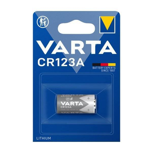 Varta lithium CR123 x 1 battery (blister)