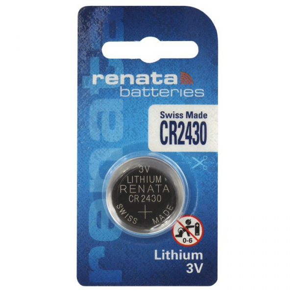 Renata CR2430 lithium x 1 battery