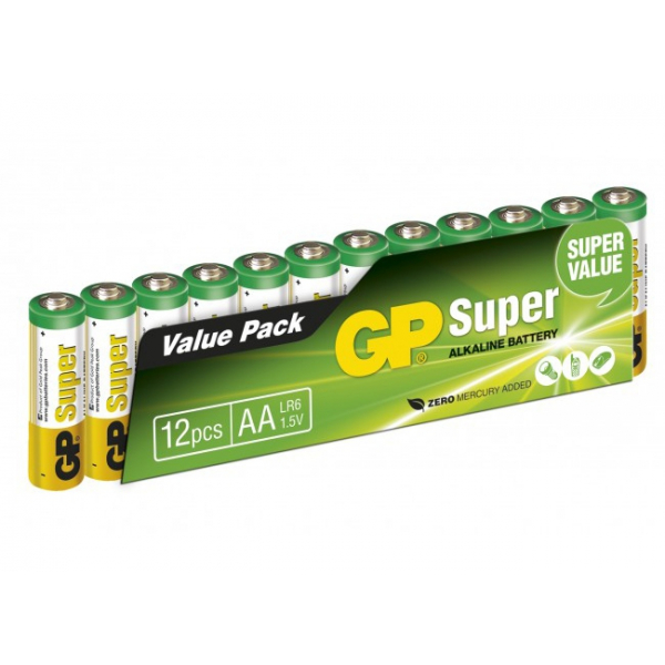 Alkaline battery 12 x AAA / LR03 - 1,5V - GP Battery